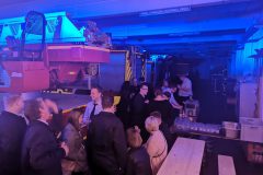 Blaulichtparty von innen
