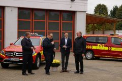 Schlüsselübergabe durch Bürgermeister Frank Haus