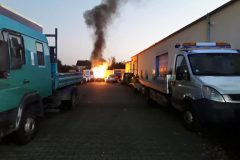 Lage beim Eintreffen der ersten Kräfte