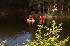 Personensuche mit Schlauchboot