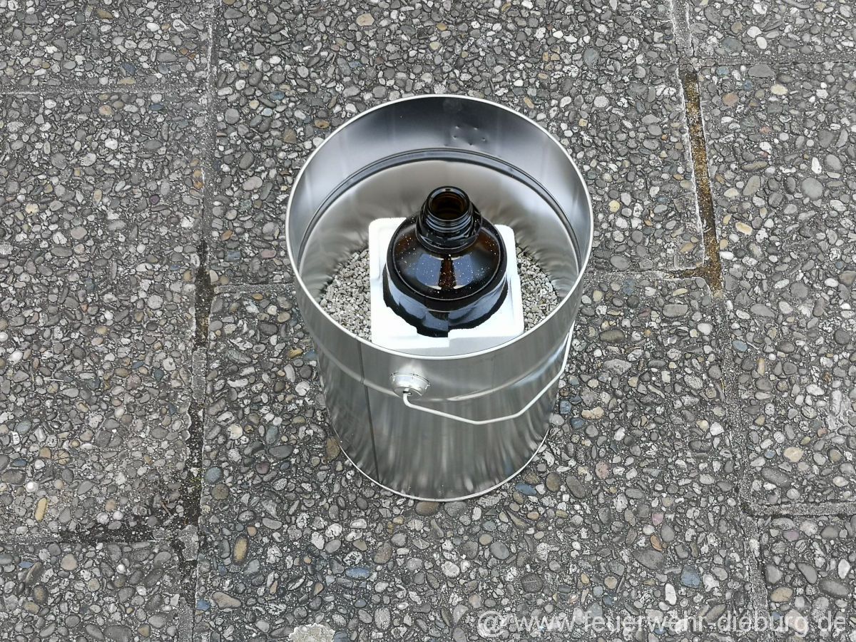 QuecksilberThermometer zerstört Feuerwehr Dieburg