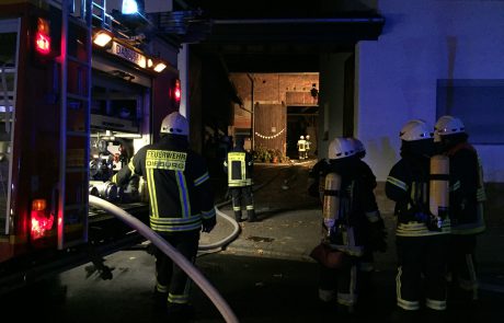 Brandangriff mit zwei C-Rohren