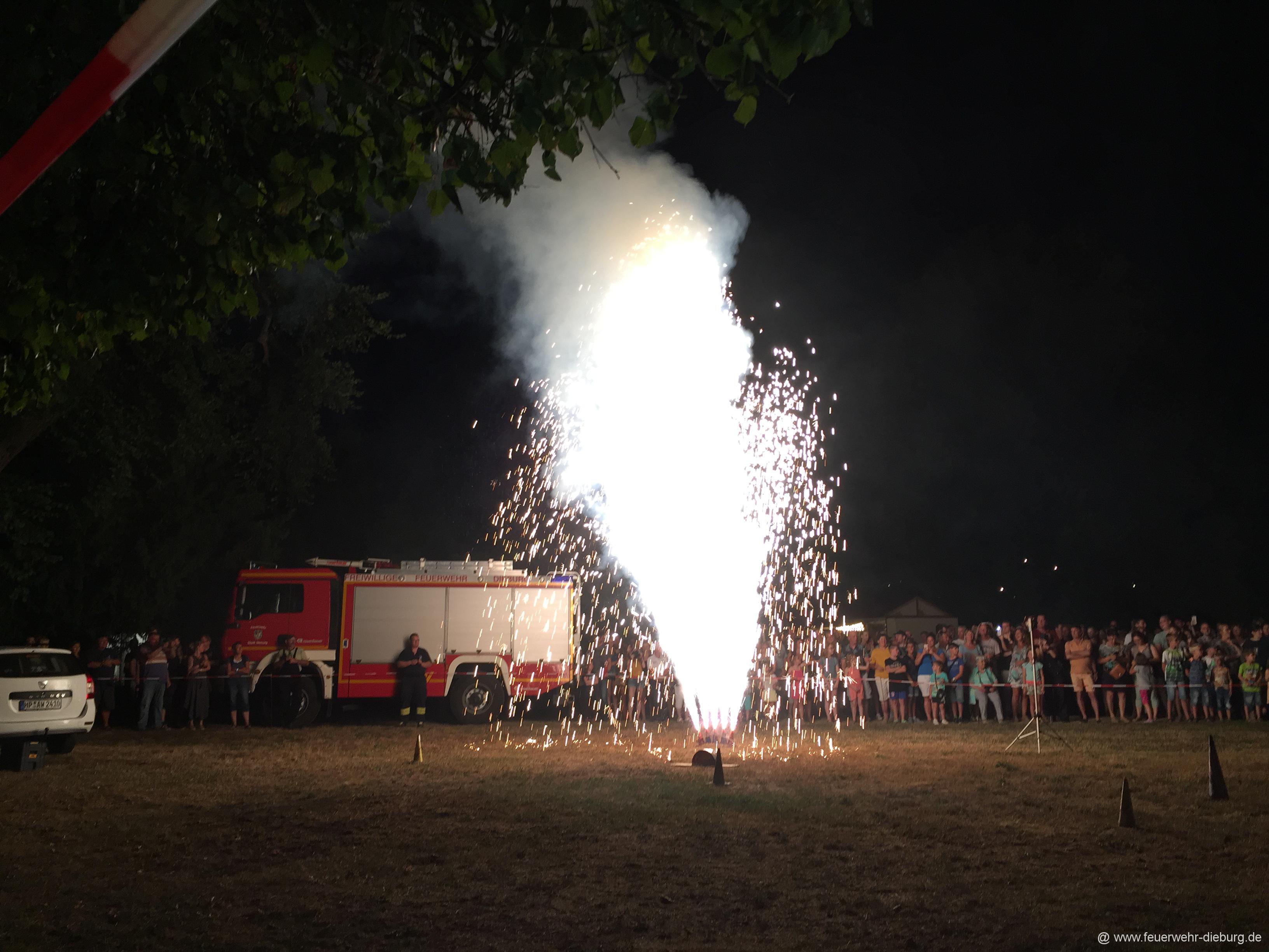 Brandsicherheitsdienst auf dem Schlossgartenfest